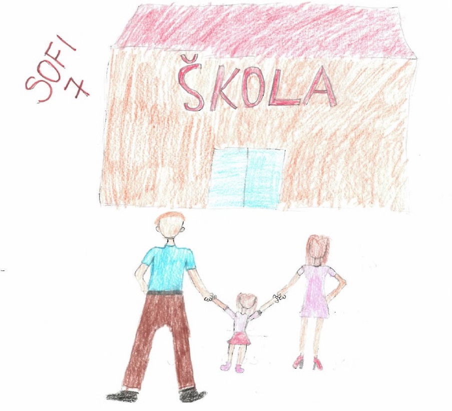 Obrázek Sofie, 7. let - Cesta do 1. třídy